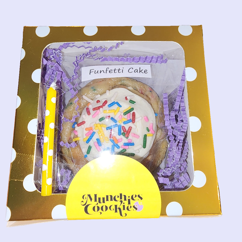 Funfetti Cake Cookie in a box